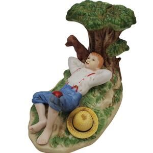 Spring Fever Norman Rockwell Porcelain Figurine - 3" 1985